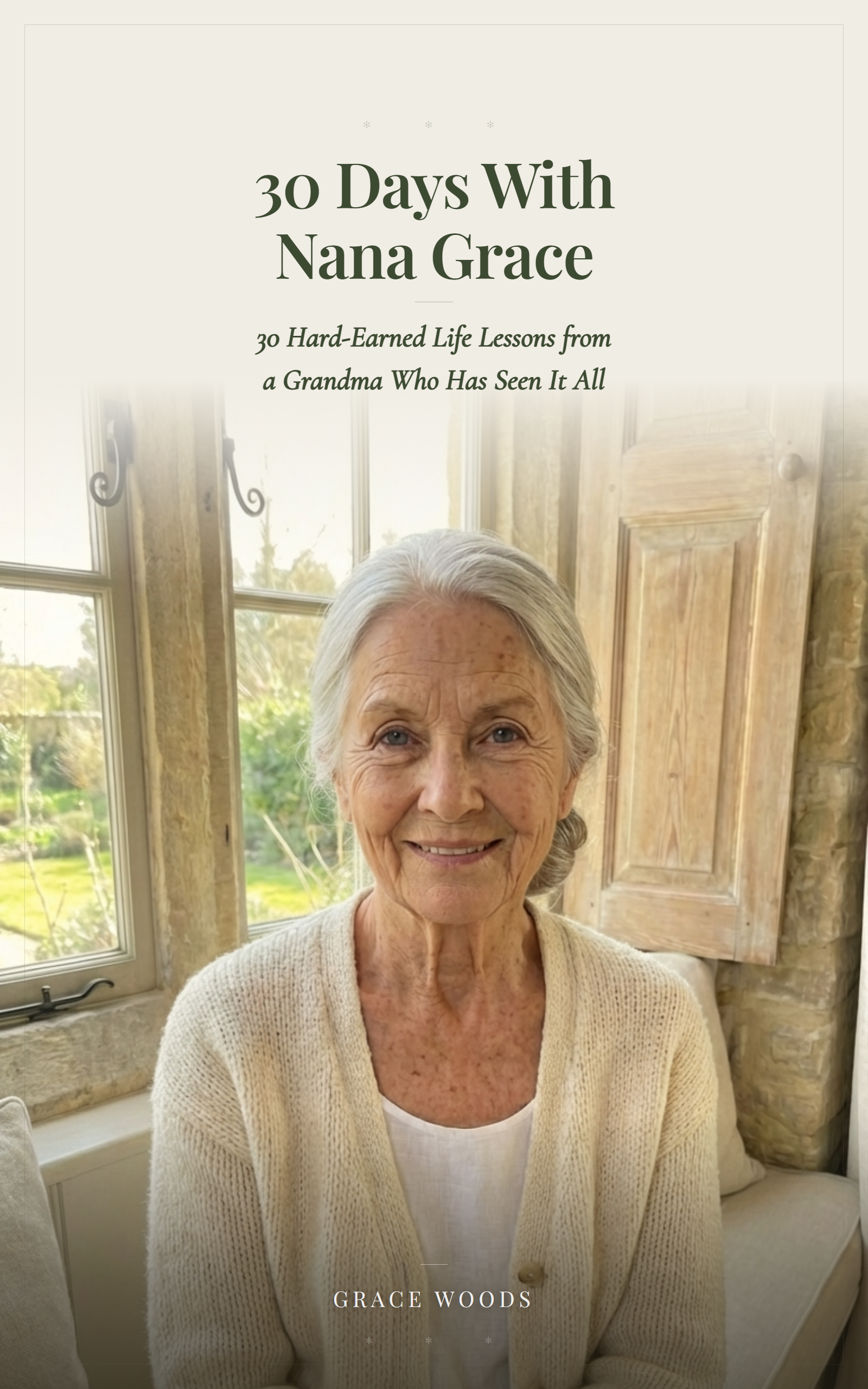 30 Days With Nana Grace — Book Cover